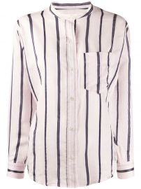 Isabel Marant   toile Satchell striped shirt Satchell striped shirt at Farfetch